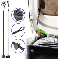 2pc For Skoda Octavia a5 a7 1z 5e Superb 3t 3v Fabia Rapid Yeti Scala Roomster Citigo Parcel Shelf Strap String Rope Clip Holder