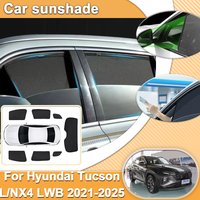 For Hyundai Tucson L NX4 LWB 2021-2025 Mesh Sunshade Car Shield Windshield Curtain Magnetic Sun Visors Sun Protection Accessorie