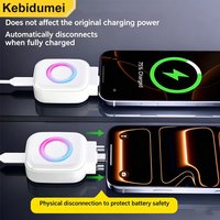 140w Intelligent Automatic Stop Charging Adapter Al Automatic Power-off Phone Charging Station Adapter for iPhone 15-17 HUAWEI