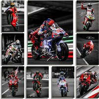Modern Super Cool Motorcycle Sports Celebrity Portrait Poster Print Canvas Paint Mural Print Bedroom Living Room Office Decor
