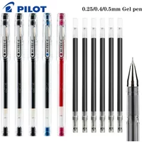 PILOT Gel Pen HI-TEC-C Syringe Tip Financial Fine Pen 0.25/0.3/0.4/0.5mm Black Pen Office Accessories School Japanese Stationery