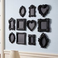 Hanging Mini Photo Frames Photographic Props Wall Space DIY Vintage Picture Frame Resin Baroque Ornate Decorative Frames