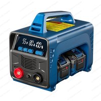 Portable Cordless Battery Powered MMA MIG ARC Stick 60A DC Welding Machine LED Display Digital Dual batteries Welder Machine