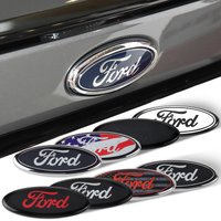 Car Hood Front Grill Emblem Tail Trunk Logo Cover For Ford Fiesta Focus Mondeo Edge Ranger Fusion Kuga S-MAX Transit Accessories