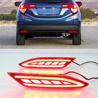 2Pcs Led rear lights for Honda HR-V HRV Vezel 2014 2015 2016 2017 2018 Brake Lights rear bumper Turn Signal lamp warning light