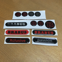 20/29/39/45/52/56/75/80/90mm Modified Emblem Badge sticker for BRABUS Smart W204 W205 W254 GLC GLA W213 W220 W464 W253 W210 G63