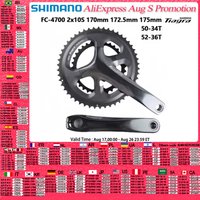 Shimano Tiagra 4700 Crankset 10Speed 165mm/170mm/172.5mm/175mm 50-34T 52-36T Road Bike Bicycle Crank 2x10s Bicycle Chainwheel image 4
