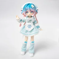 Cute 1/12 Bjd Movable Joints Anime Figure Doll Trendy Toy Ornaments Change Clothes Toys Holiday gifts Gift Doll