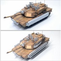 1/16 Henglong 3918 M1A2 Tank TUSK Armor Metal Kit II Decorative Appearance Conversion Parts