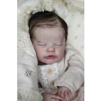 NPK 19inches Reborn Primrose Asleep/Awake Doll Kit Limited Edition Blank Mold Fresh Color Kit with Cloth Body