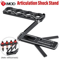 9IMOD RC Tool Articulation Shock Stand Foldable Removable Aluminum for 1/8 1/10 Road Vehicles On-Road Off-Road GT