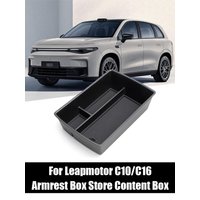 For Leapmotor C10 2024-2025 Car Armrest Storage Box Organizer Case Auto Interior Accessories Center Console Storage Tray