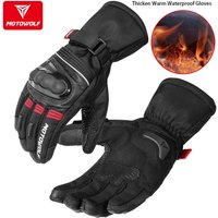 AliExpress NONE Men's Winter Warm Motorcycle Motorbike Riding Gloves Waterproof Windproof Cold-proof Touch Cycling Glove Moto Heated Accessories