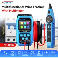 NOYAFA Netzwerkkabel-Tester NF-B509 Digitaler Kabeltracker PoE-Tester Längenmessung Durchgangsprüfer Digitales Multimeter