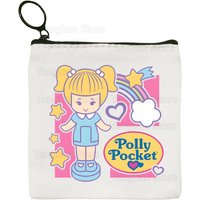 Kawaii Polly Pocket Bag Pure White Bag Handmade Cloth Coin Purse Whiteboard Bag Handbag