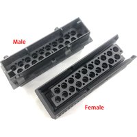 20p male/female connector rubber shell BMW E66 Harman Cardon L7 BO Hua power amplifier plug Z4 power amplifier seat son image 4