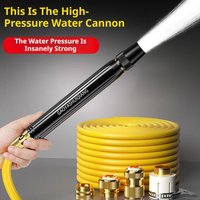 New Upgrade High-Pressure Water Gun Household Car Wash Water Black Car Wash Nozzle Diamond Water Watering Pipe Car Wash Gun