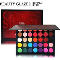 BEAUTY GLAZED Palette Eyeshadow 35 Colors Matte / Shimmer Natural Smokey Glitter Eyeshadow Make Up