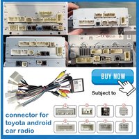 Android Accessories for Vehicle For Toyota High-Model Car Radio Support Cables CANBUS 5G Original Camera