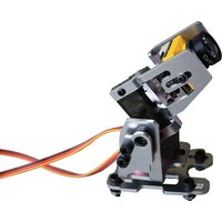 1Set FPV Head Tracker Dual-axis Pan Tilt Bracket 4.8-5V 9g Steering Gear Double Servo Gimbal/Camera Fixed Mount for RC Aircraft
