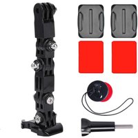 Motorrad Helm Halterung Für Gopro Hero 10 9 8 7 6 5 4 3 Yi osmo Action Sport Kamera Halterung volle Gesicht Halter Zubehör Strap