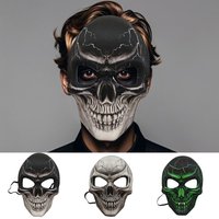 Horrible 3D Halloween Mask Soft EVA Skull Face Cover Props Cosplay Costume Ghost Skull Mask Adults