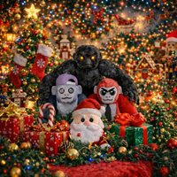 2026 New Scary Baboon Plush Toy Soft Stuffed Doll Horror Game Character Collectible Room Decoration Kids Easter Gift