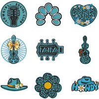 1/9PCS Cartoon Cap/heart Patch Personality Embroidered Clothes Crafts Badges DIY Cartoon Apparel Sewing Supplies for Clothing.
