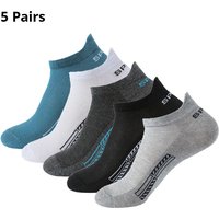 5 Pairs Cotton Short Socks for Male High Quality Women's Low-Cut Crew Ankle Sports Mesh Breathable Summer Casual Soft Men Sock