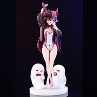 Genshin Impact Hu Tao Bunny Girl Anime Standing Figure Boxed Collectible Figurine Game Peripheral Decorative Ornament For Adult