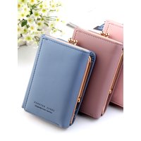 Wallet Women 2022 Lady Short Women Wallets Crown Decorated Mini Money Purses Small Fold PU Leather Female Coin Purse Card Holder