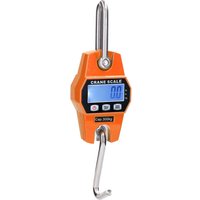 300kg LCD Digital Hanging Scale Electronic Crane Scale Weight Stainless Steel Hook Scale Hanging Scale Industrial Scales
