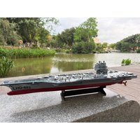 Remote Controlled Aircraft Carrier Ship 2026 Super Large 70CM Simulation Aircraft Carrier Remote Controlled Large Military Ship