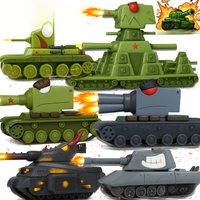 New Tank World Military Model KV44 3D Printed Toy Display Piece Leviathan Collectible Gift for Boys