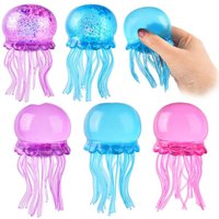 Adults Octopus Squishy Ocean Stress Balls Autism Sensory Toys Stress Anxiety Relief Fidget Toys Maltose Water Ball Gifts Bulk