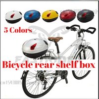 Mountain Bike Rear Shelf Box Bicycle Large Capacity Portable Trunk Storage Box Waterproof Road Travel Trunk Bike Accessories