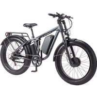 AliExpress NONE ORZEL K17 Full Suspension Mountain E-bike 2000W Dual Peak Motor 48V25Ah Battery Off-Road Electric Bicycle 24*4.0
