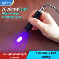 Super Focused UV Spot Light High Intensity Ultraviolet Lamp for Lab Research UV Glue Resin Shadowless Adhesive Curing 395nm