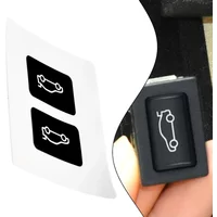 1pc Car Tailgate Button Cover Repair Sticker Interior Accessories For BMW 3 5 7 Series F20 F30 F35 F10 F11 F01 F02