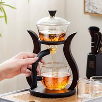 Lazy Kungfu Magnetic Tea Pot for Floral Loose Leaf Tea Tea Bags & Coffee - Enjoy Your Favorite Beverages with Ease