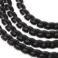 10mm/14mm Colorful Spiral Wire Organizer Wrap Tube Flame retardant Cable Sleeve 1m