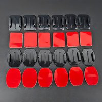 Sticker Base Kit For GoPro Helmet Double-sided Adhesive Sticker Mount Fixed Base For GoPro Hero 13 12 11 10 9 for DJI OSMO