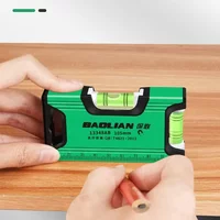 Multi-function High Precision Magnetic Level Ruler Aluminum Structure Spirit Bubble Gauge for Horizontal Measurement