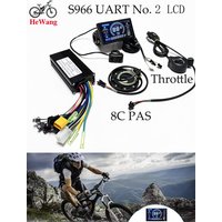 AliExpress NONE 750-1000W 26A-35A sine wave controller with S966 LCD PAS and Throttle,24V 36V 48V for UART 2 E-mountain bike motorcycle repair