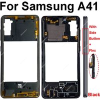Middle Frame For Samsung Galaxy A41 SM-A415F/DSN SM-A415F/DSM Housing Center Cover With Side Button Repair Parts