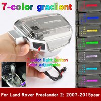 For Land Rover Freelander 2 Gear Shift Knob 2007-2015 Stick Lever Head Gearbox Handles Leather Black Car Automatic Transmission