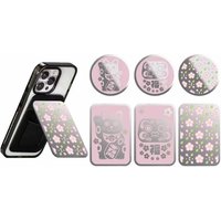 Maneki Neko Cartoon Magnetic Grip Card Holder Phone Stand for IPhone Holder Mount Support for Galaxy Phone Accessories