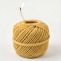 61Meters/Roll Beeswax Wick Smokeless High Quality Organics Hemps Wick Spool for DIY Handmade Crafts Candle Making Accessories