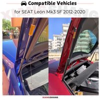 2 sztuk tylna klapa Damper dla SEAT León Mk3 5F 2012-2020 hatchback ze sprężyną bagażnika Boot ładowany na gaz siłowniki pneumatyczne