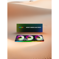 Jungle Leopard Star Track ARGB Chassis Fan 12CM Cooling Fan Divine Light Synchronous 5V3Pin Seamless Unlimited Mirror